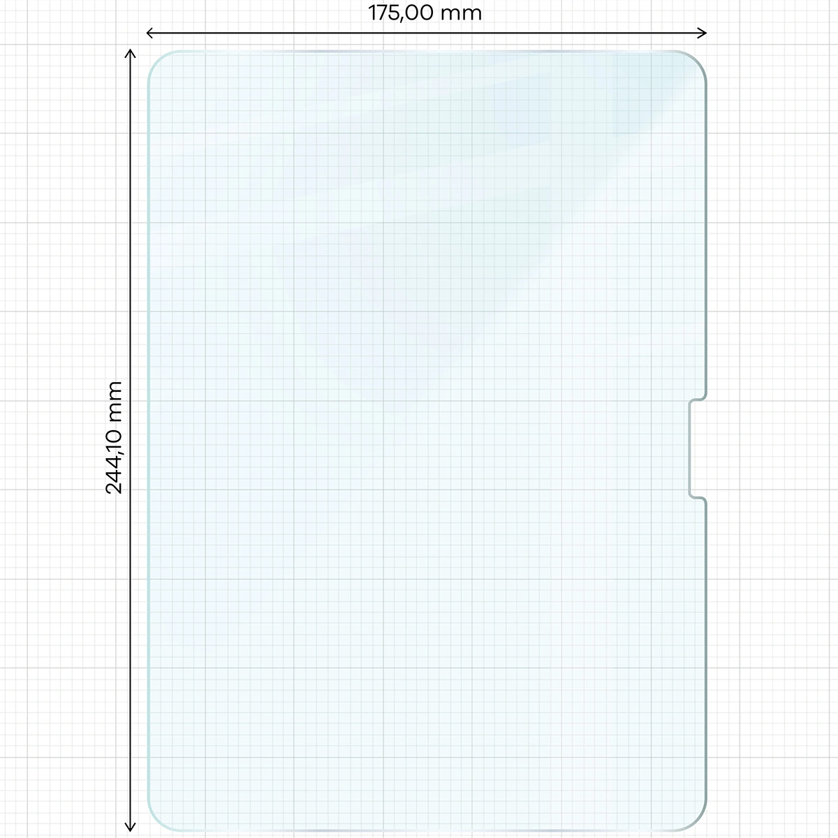 Szkło hartowane Bizon Glass Tab Clear Duo do iPad Air 11
